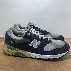 New Balance 587 Made in USA IONIC M587NV Retro Vintage Navy/Grey Men Siz…